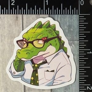 🌀10/$10🌀 Gator Reusable Waterproof Vinyl Sticker Decal